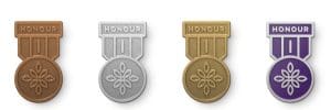 Medal Chart Pins